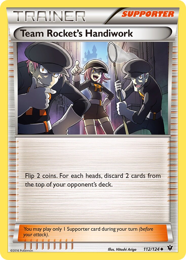 Team Rocket's Handiwork 112/124 — Fates Collide (English Pokémon TCG card)