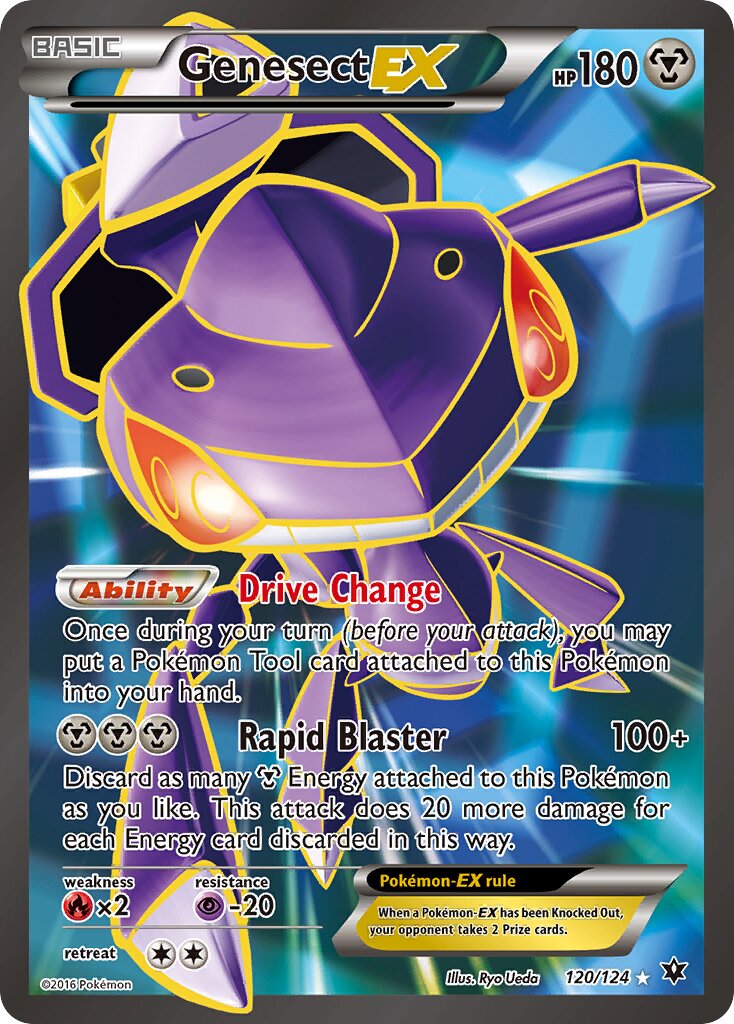 Genesect-EX 120/124 — Fates Collide (English Pokémon TCG card)