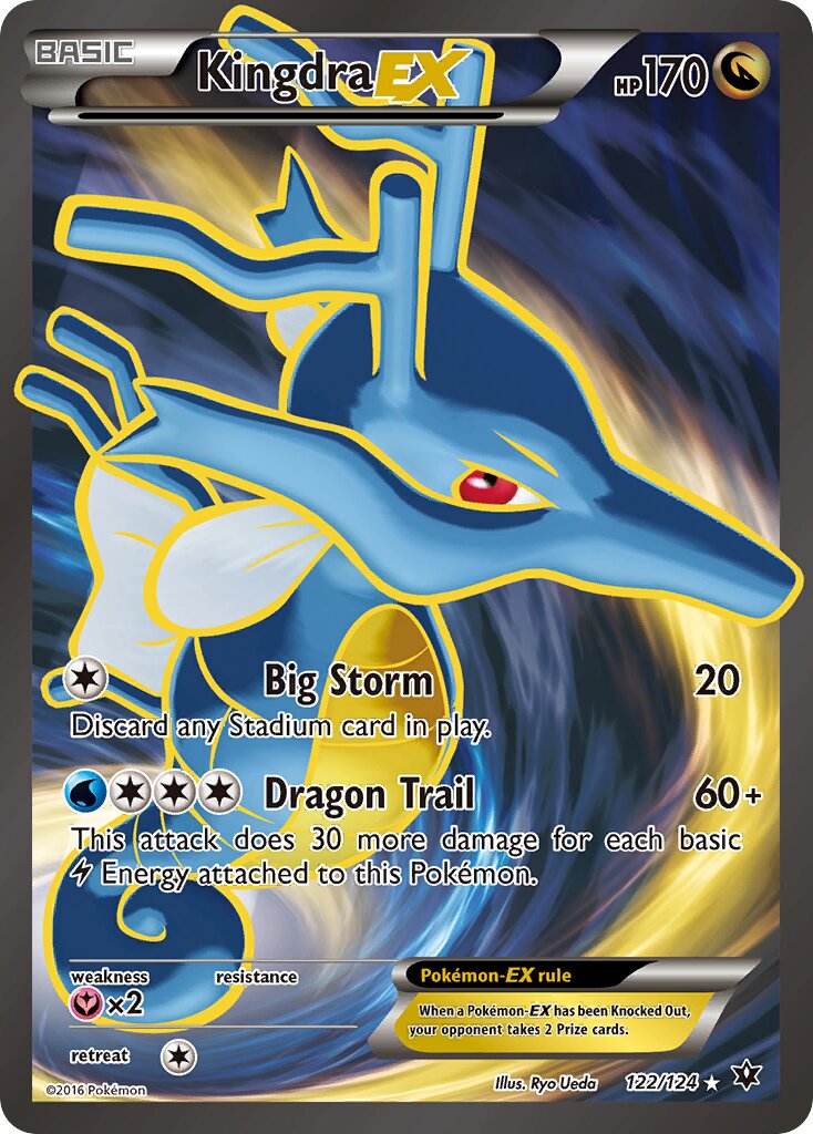 Kingdra-EX 122/124 — Fates Collide (English Pokémon TCG card)