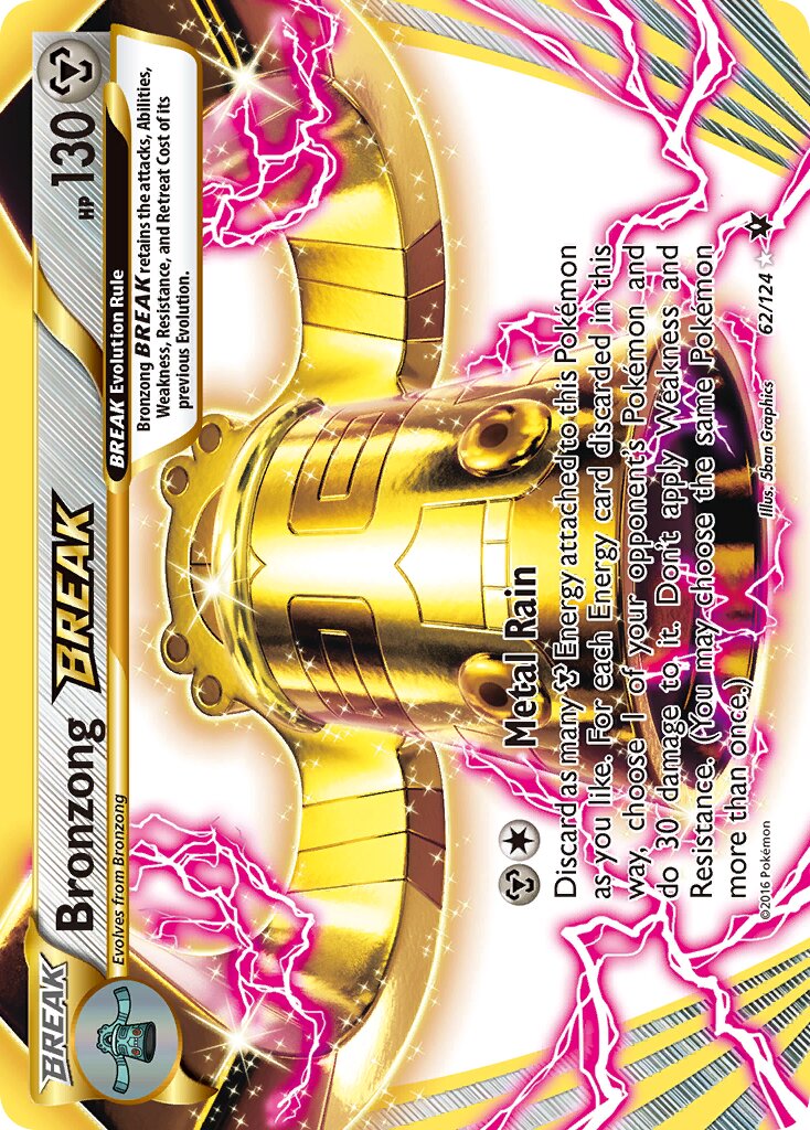 Bronzong BREAK 062/124 — Fates Collide (English Pokémon TCG card)