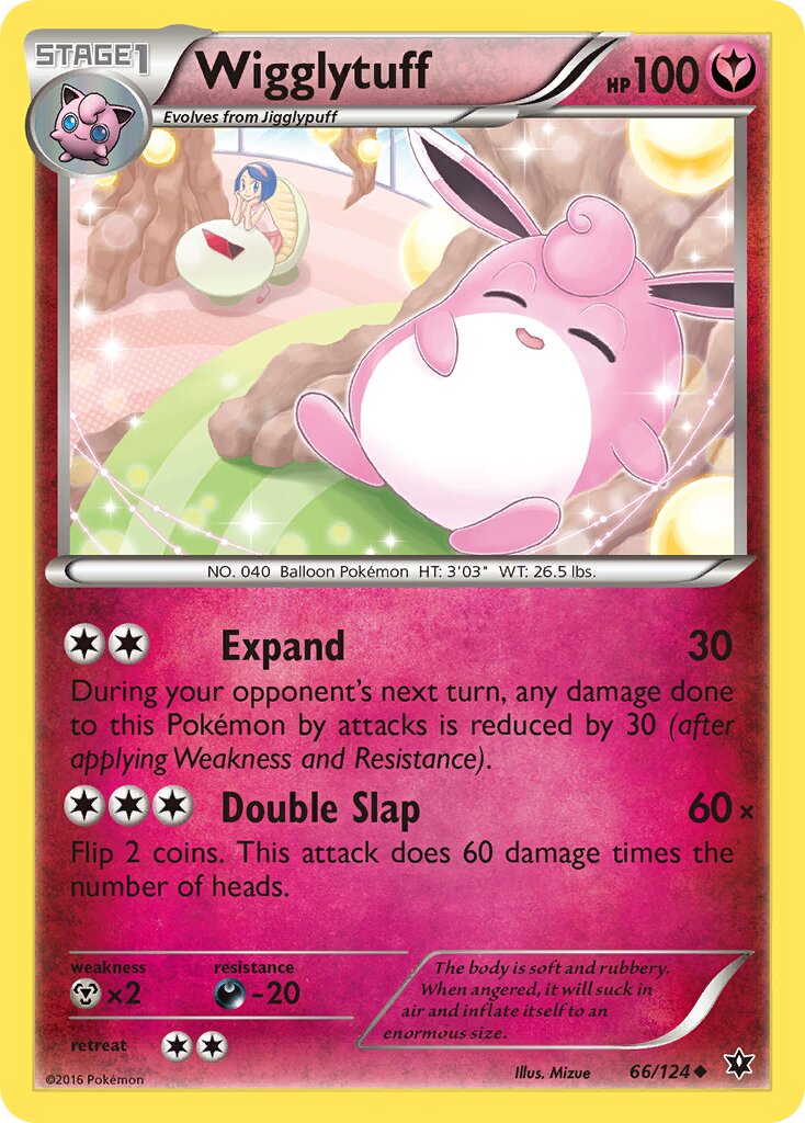 Wigglytuff 066/124 — Fates Collide (English Pokémon TCG card)