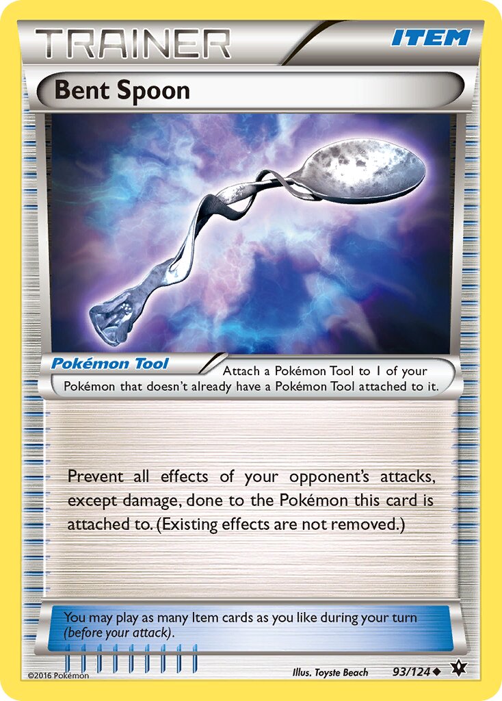 Bent Spoon 093/124 — Fates Collide (English Pokémon TCG card)