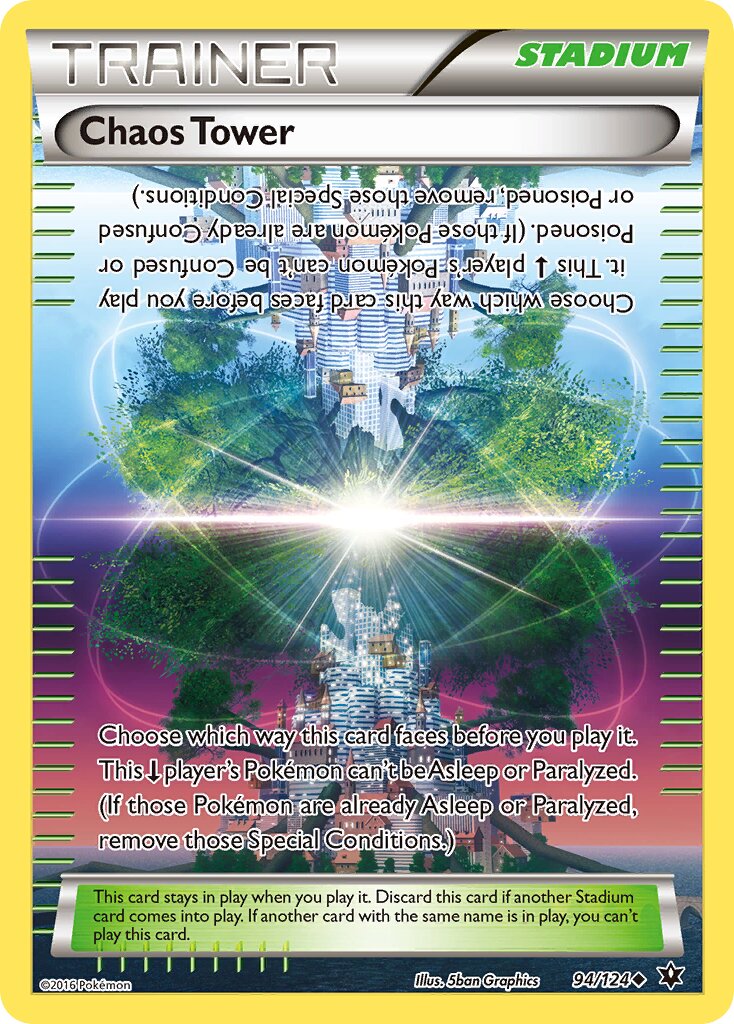 Chaos Tower 094/124 — Fates Collide (English Pokémon TCG card)