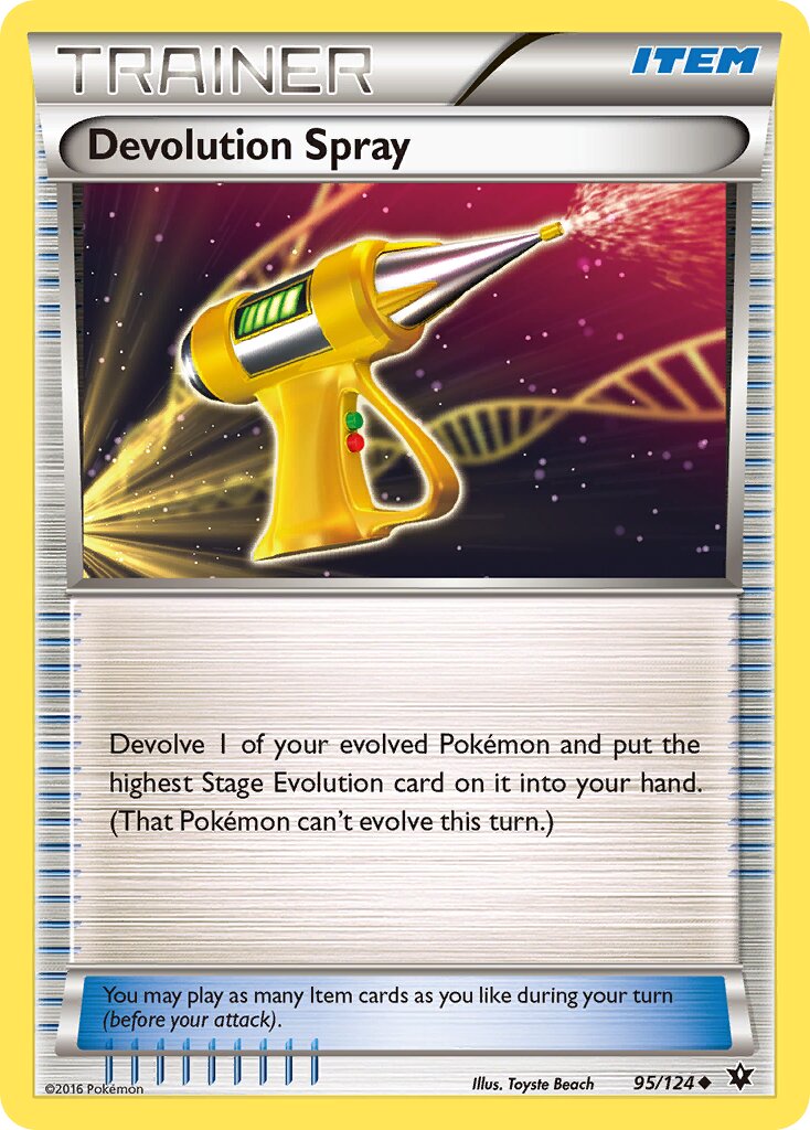 Devolution Spray 095/124 — Fates Collide (English Pokémon TCG card)