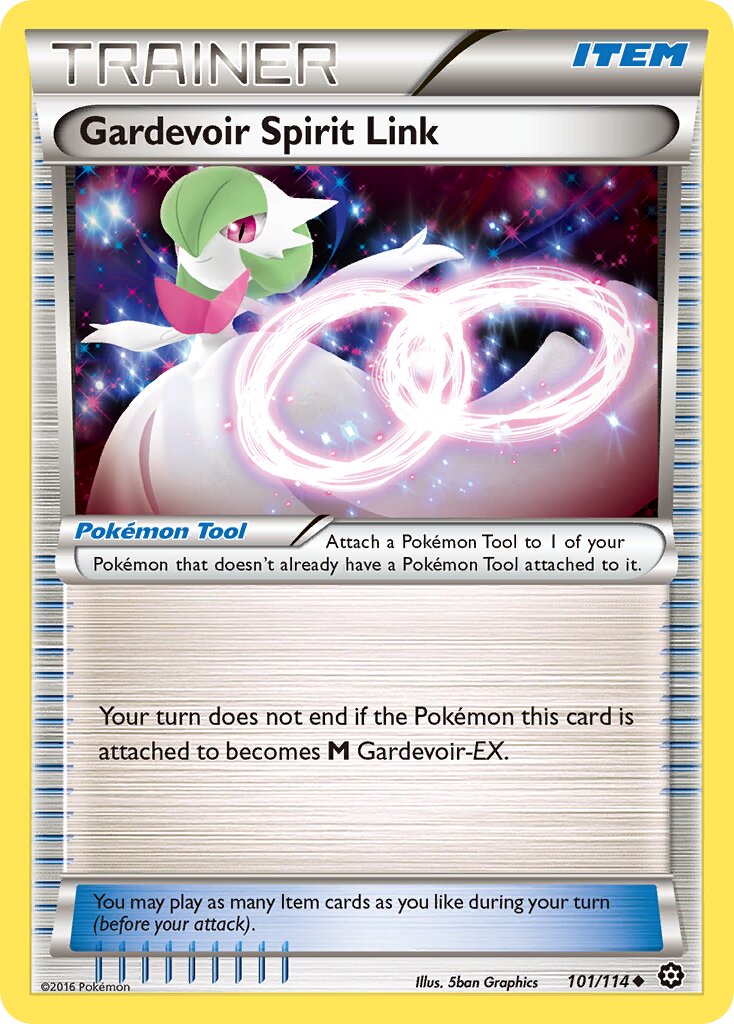 Gardevoir Spirit Link 101/114 — Steam Siege (English Pokémon TCG card)