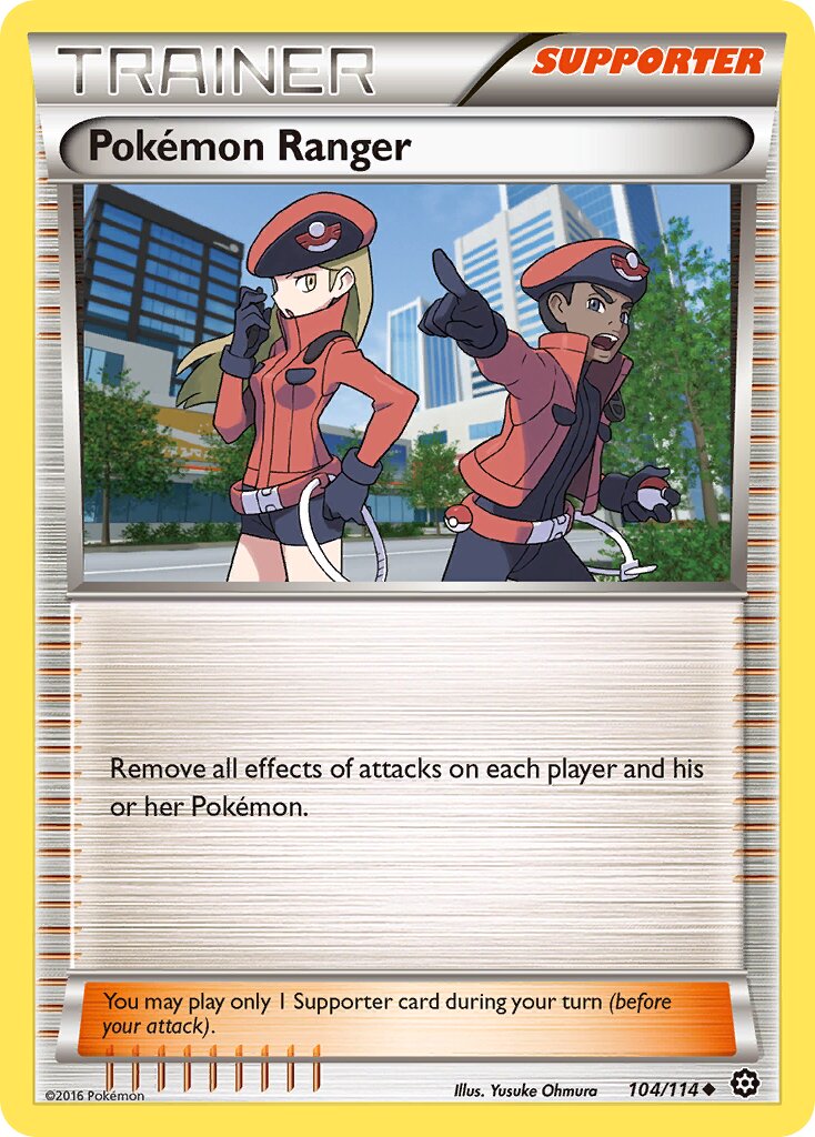 Pokémon Ranger 104/114 — Steam Siege (English Pokémon TCG card)