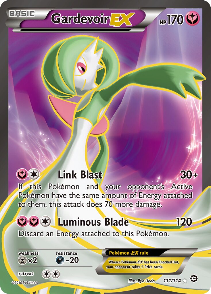 Gardevoir-EX 111/114 — Steam Siege (English Pokémon TCG card)