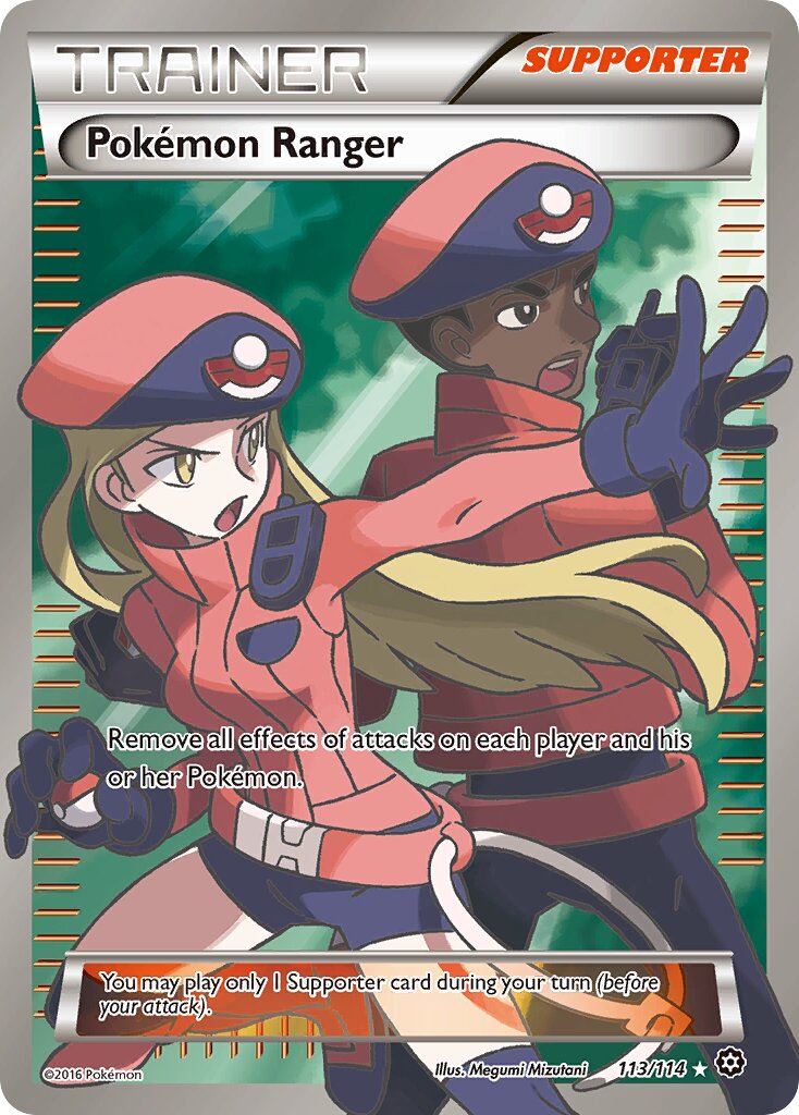 Pokémon Ranger 113/114 — Steam Siege (English Pokémon TCG card)