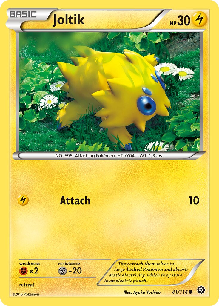 Joltik 041/114 — Steam Siege (English Pokémon TCG card)