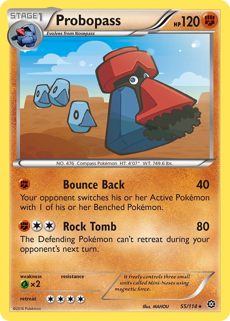 Probopass 055/114 — Steam Siege (English Pokémon TCG card)