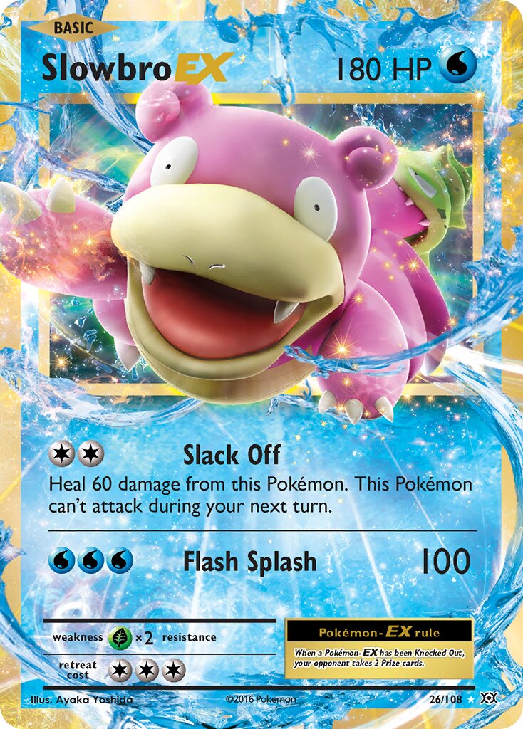 Slowbro-EX 026/108 — Evolutions (English Pokémon TCG card)