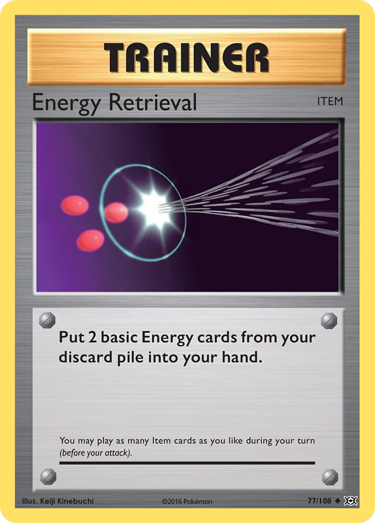 Energy Retrieval 077/108 — Evolutions (English Pokémon TCG card)