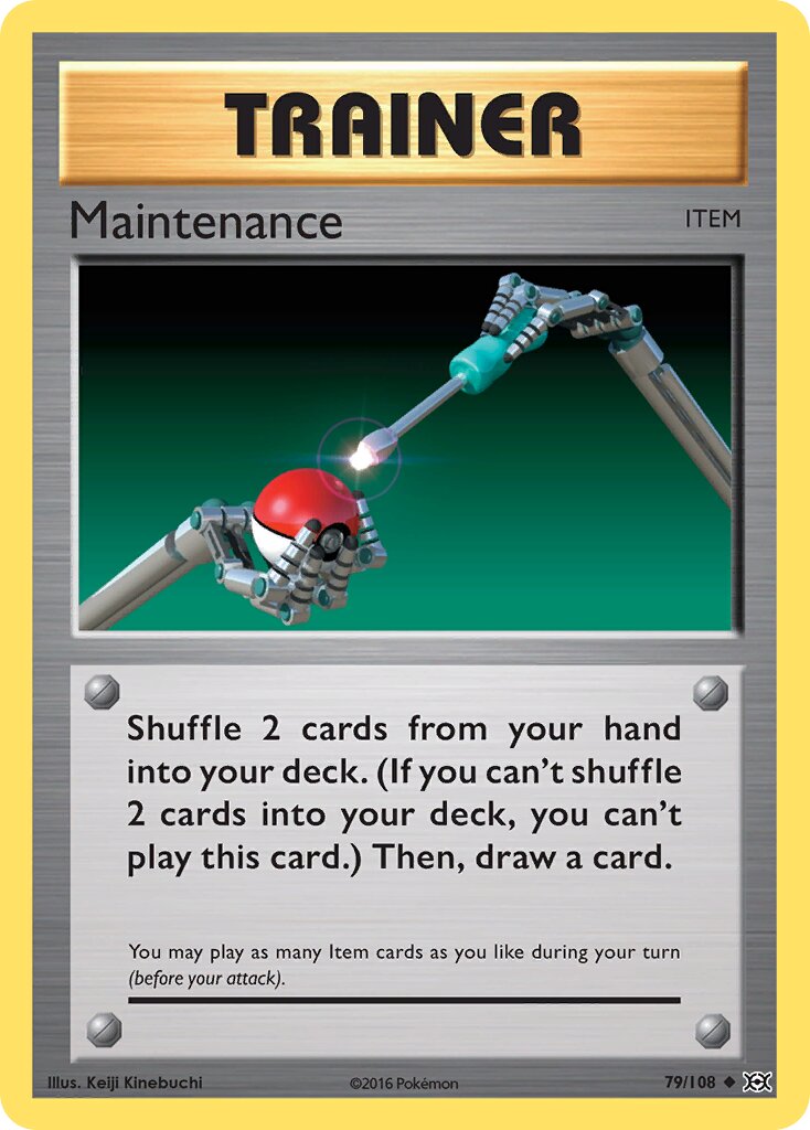 Maintenance 079/108 — Evolutions (English Pokémon TCG card)