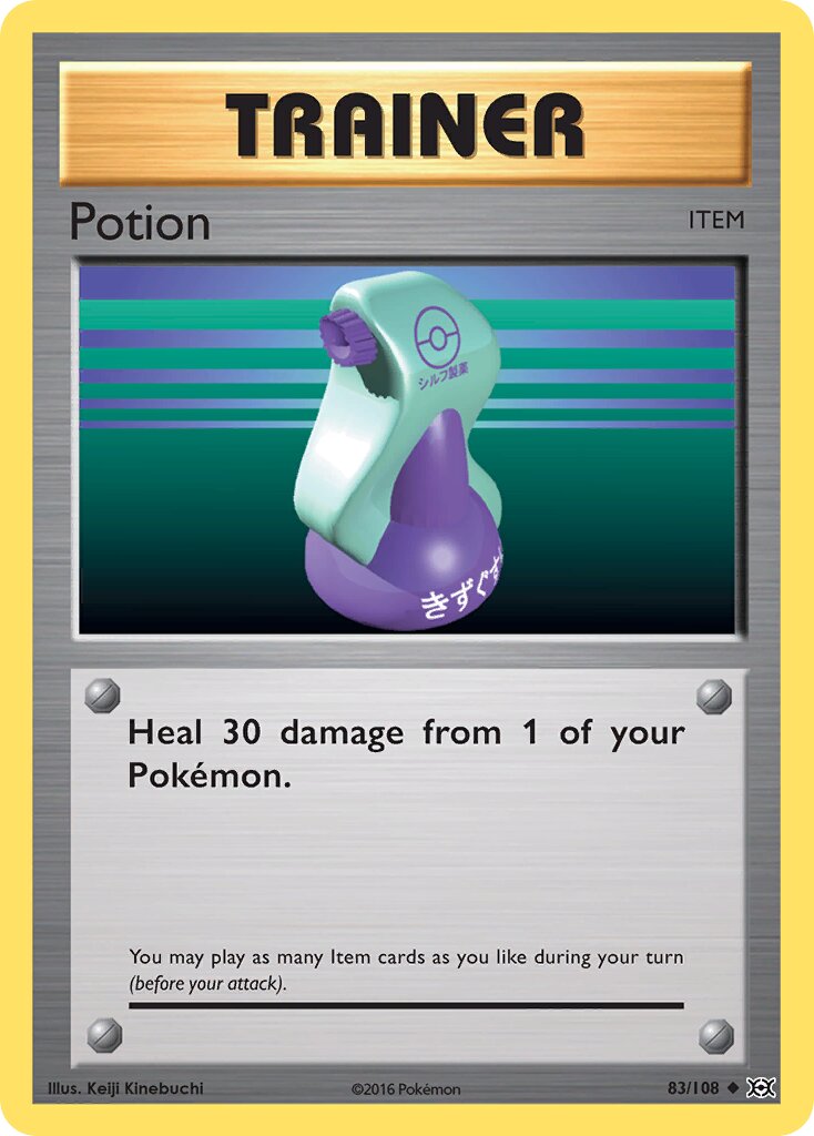 Potion 083/108 — Evolutions (English Pokémon TCG card)