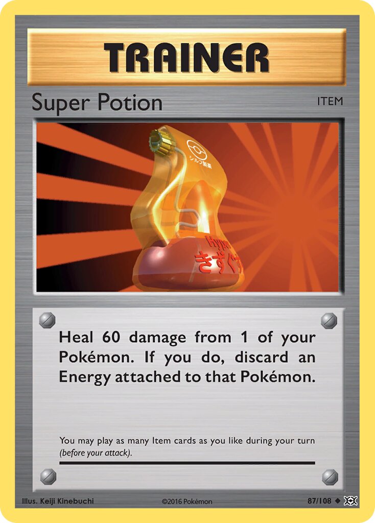 Super Potion 087/108 — Evolutions (English Pokémon TCG card)