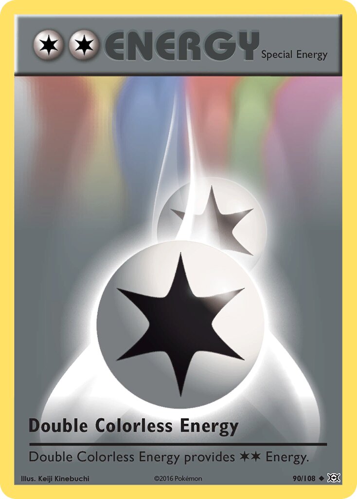 Double Colorless Energy 090/108 — Evolutions (English Pokémon TCG card)
