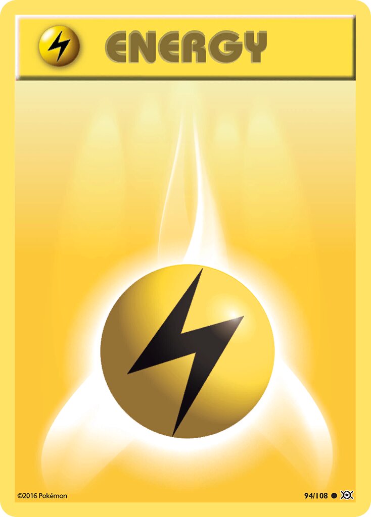 Lightning Energy 094/108 — Evolutions (English Pokémon TCG card)