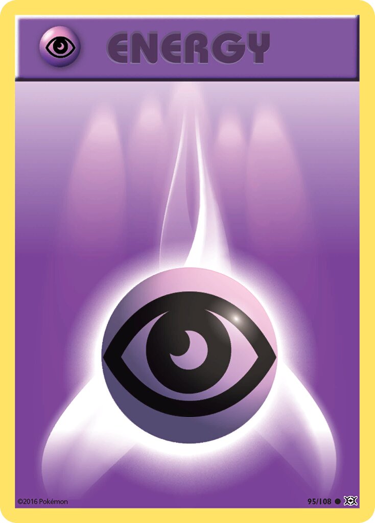 Psychic Energy 095/108 — Evolutions (English Pokémon TCG card)