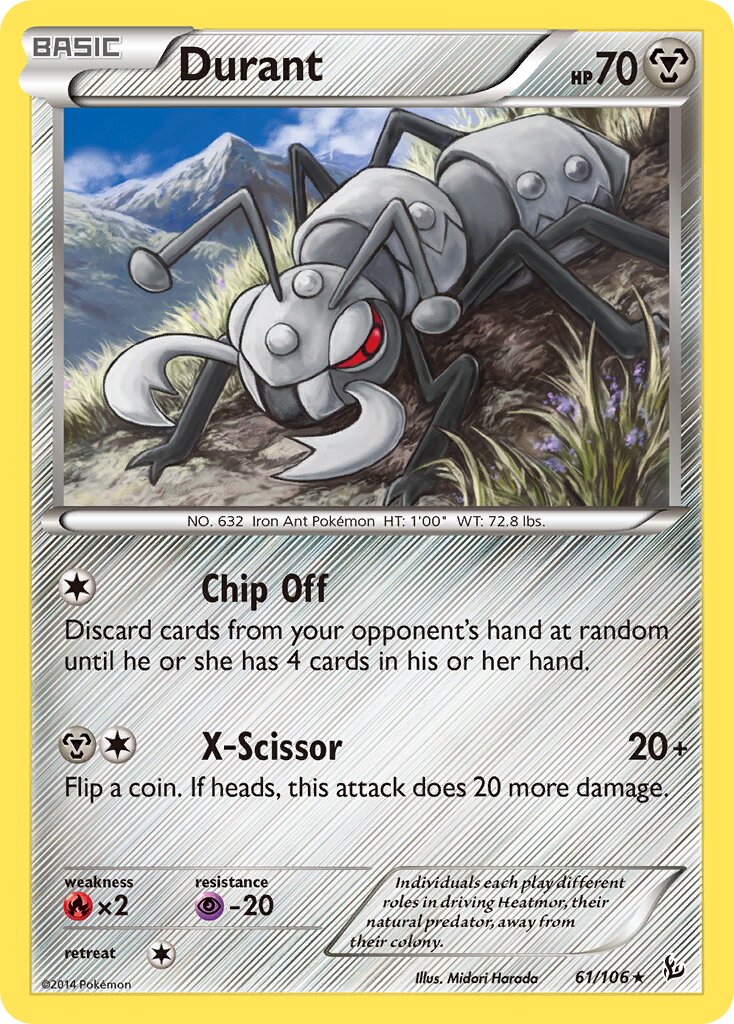 Durant 061/106 — Flashfire (English Pokémon TCG card)