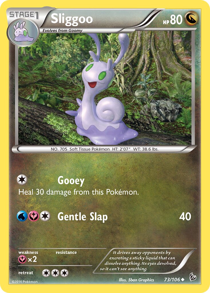Sliggoo 073/106 — Flashfire (English Pokémon TCG card)
