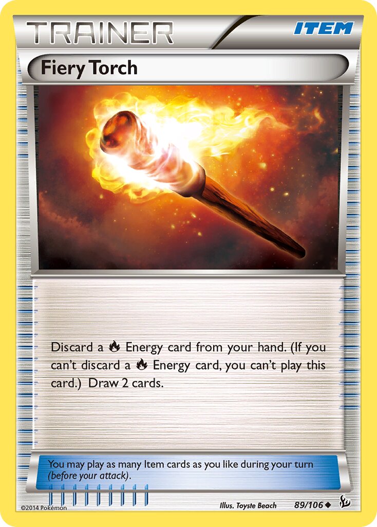 Fiery Torch 089/106 — Flashfire (English Pokémon TCG card)