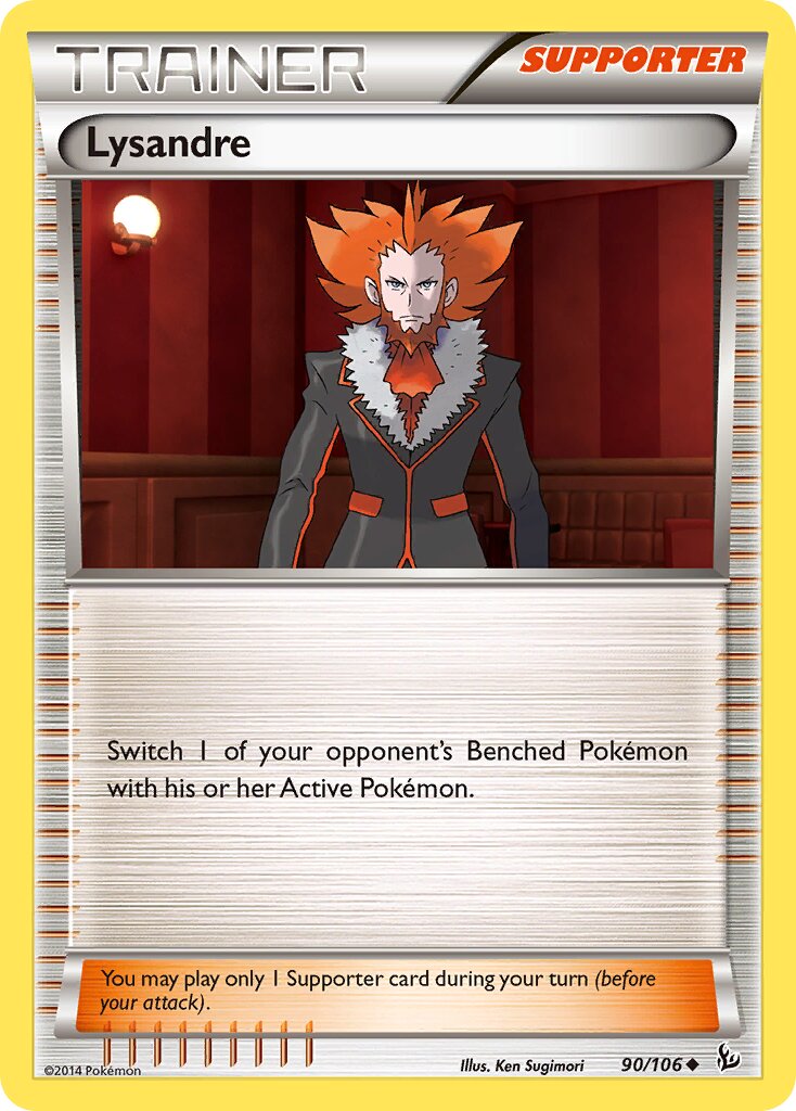 Lysandre 090/106 — Flashfire (English Pokémon TCG card)
