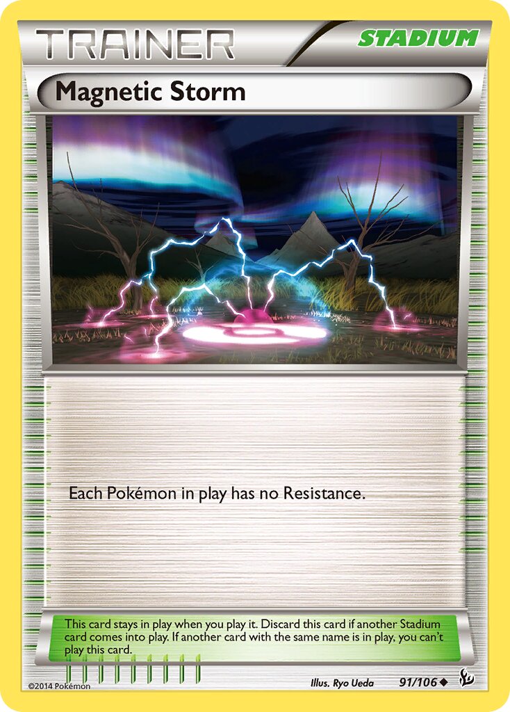 Magnetic Storm 091/106 — Flashfire (English Pokémon TCG card)