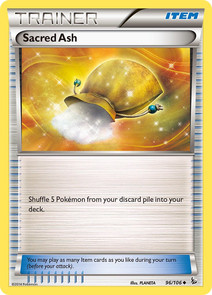 Sacred Ash 096/106 — Flashfire (English Pokémon TCG card)