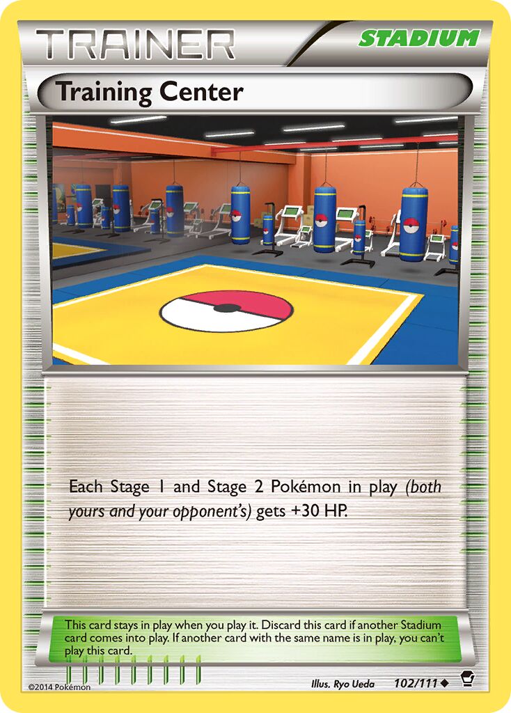 Training Center 102/111 — Furious Fists (English Pokémon TCG card)