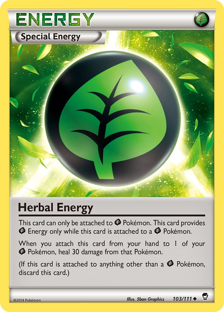 Herbal Energy 103/111 — Furious Fists (English Pokémon TCG card)