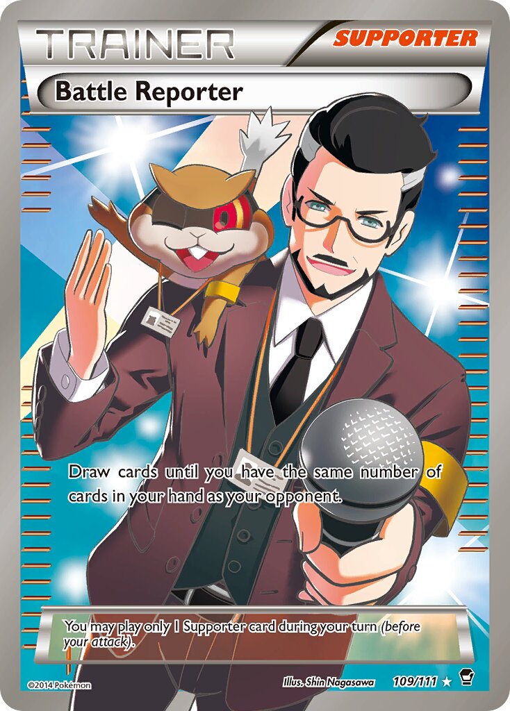 Battle Reporter 109/111 — Furious Fists (English Pokémon TCG card)