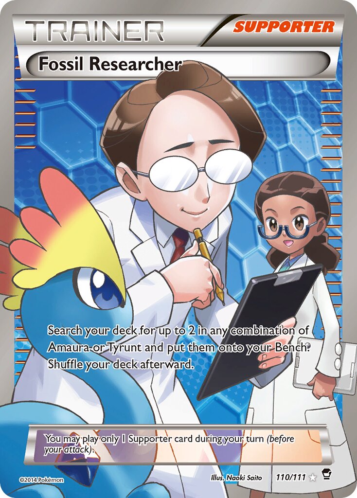 Fossil Researcher 110/111 — Furious Fists (English Pokémon TCG card)
