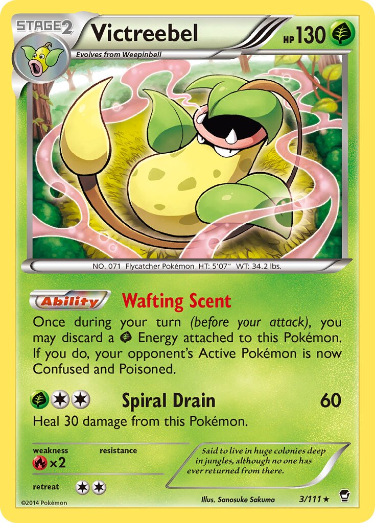 Victreebel 003/111 — Furious Fists (English Pokémon TCG card)