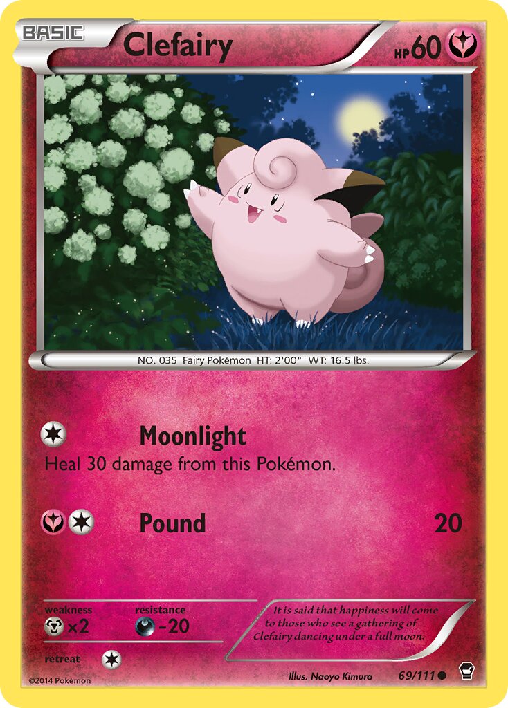 Clefairy 069/111 — Furious Fists (English Pokémon TCG card)