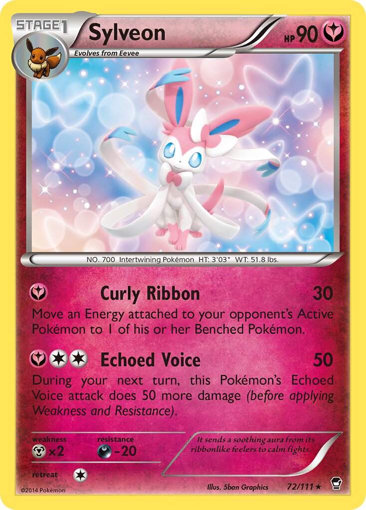 Sylveon 072/111 — Furious Fists (English Pokémon TCG card)