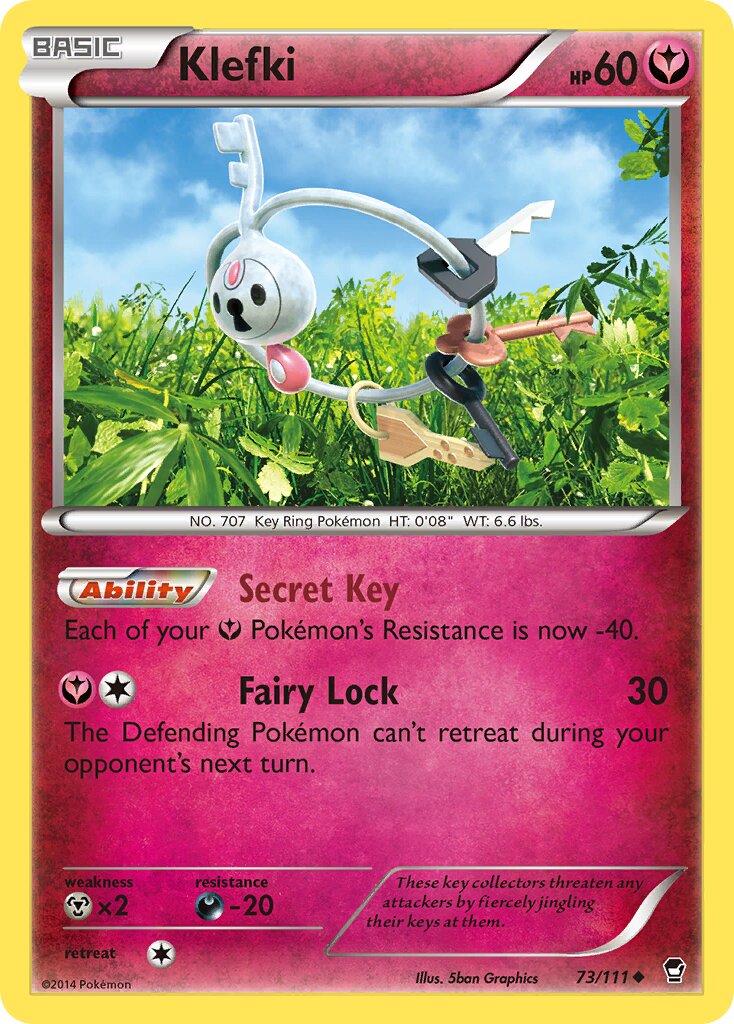 Klefki 073/111 — Furious Fists (English Pokémon TCG card)