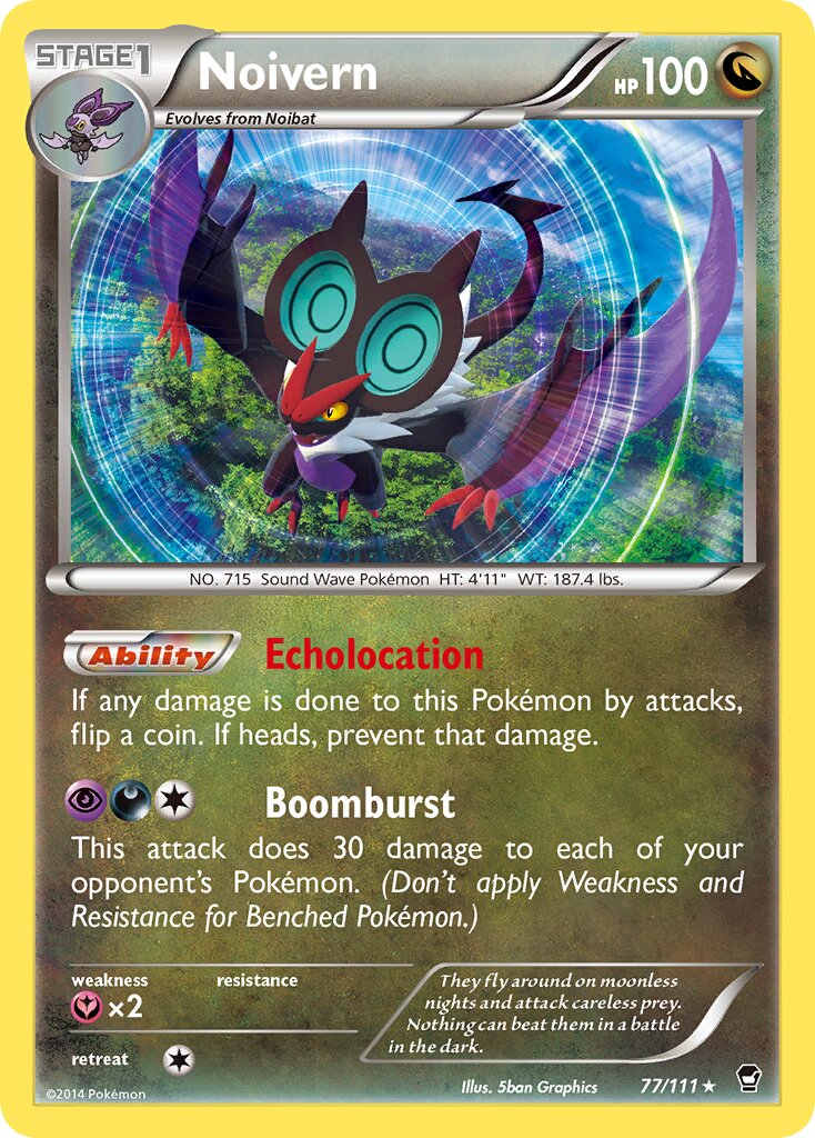 Noivern 077/111 — Furious Fists (English Pokémon TCG card)