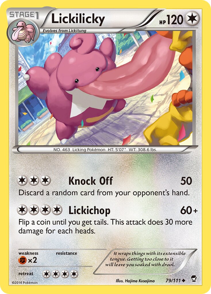 Lickilicky 079/111 — Furious Fists (English Pokémon TCG card)