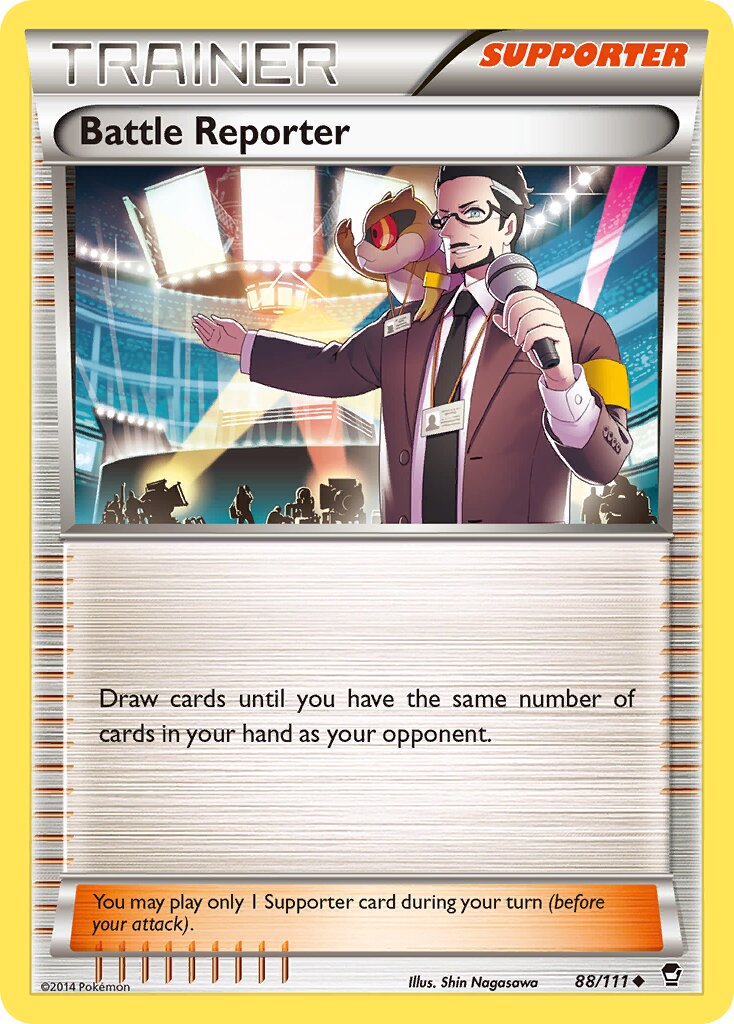 Battle Reporter 088/111 — Furious Fists (English Pokémon TCG card)