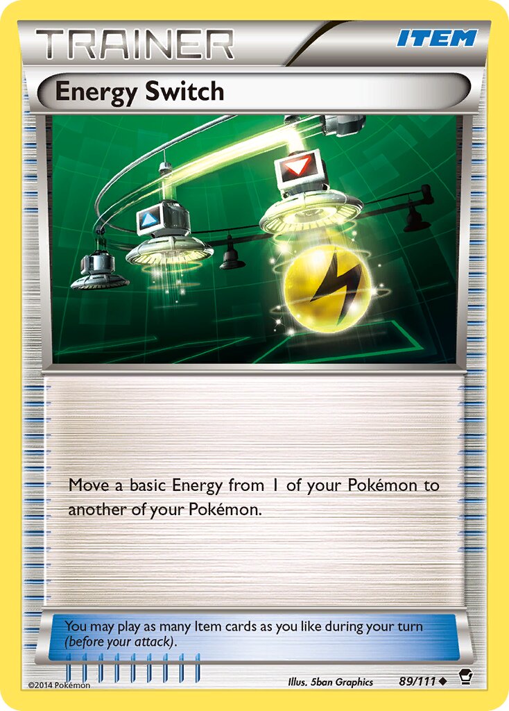 Energy Switch 089/111 — Furious Fists (English Pokémon TCG card)