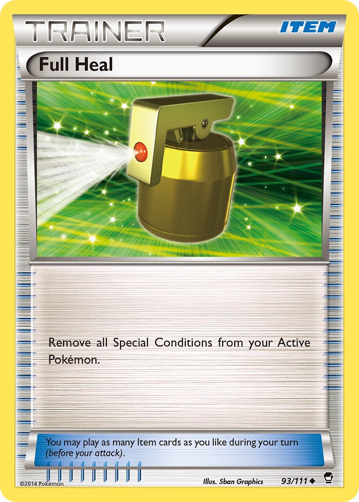 Full Heal 093/111 — Furious Fists (English Pokémon TCG card)