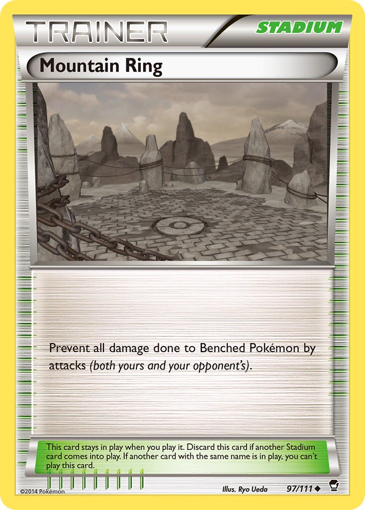 Mountain Ring 097/111 — Furious Fists (English Pokémon TCG card)