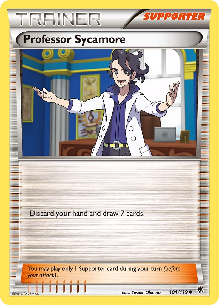Professor Sycamore 101/119 — Phantom Forces (English Pokémon TCG card)