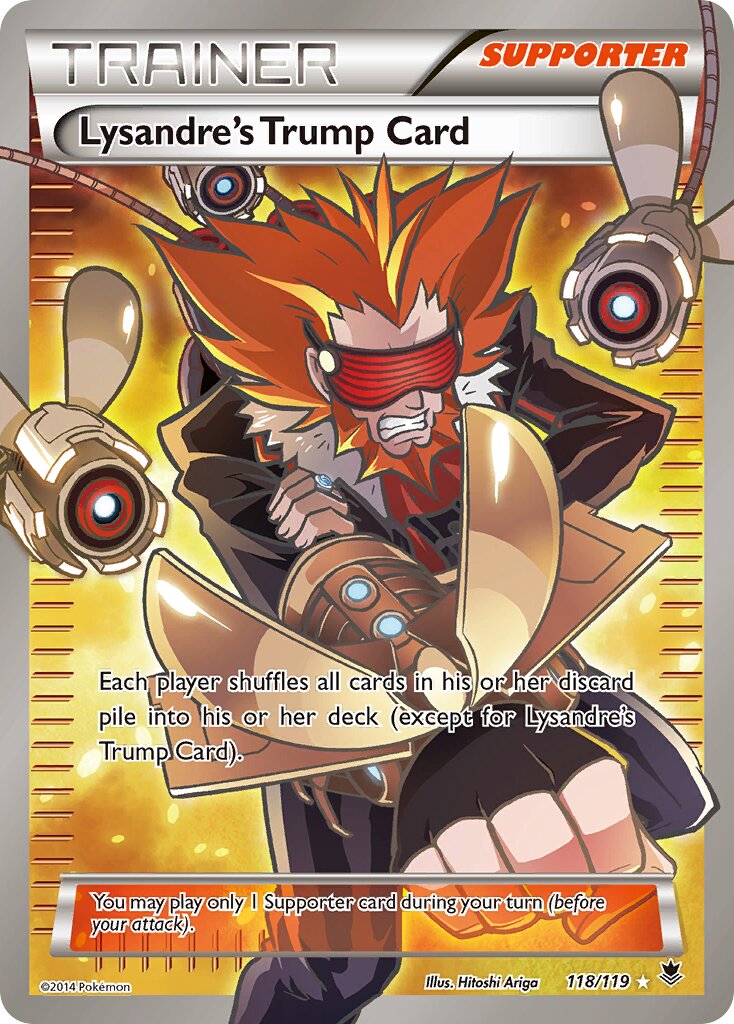 Lysandre's Trump Card 118/119 — Phantom Forces (English Pokémon TCG card)