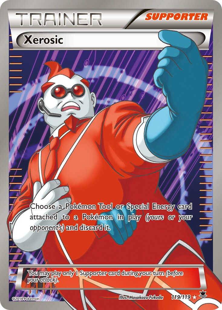 Xerosic 119/119 — Phantom Forces (English Pokémon TCG card)