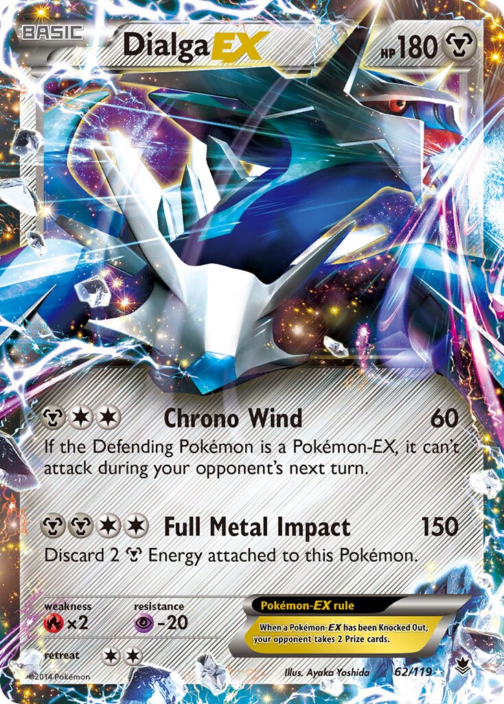 Dialga-EX 062/119 — Phantom Forces (English Pokémon TCG card)