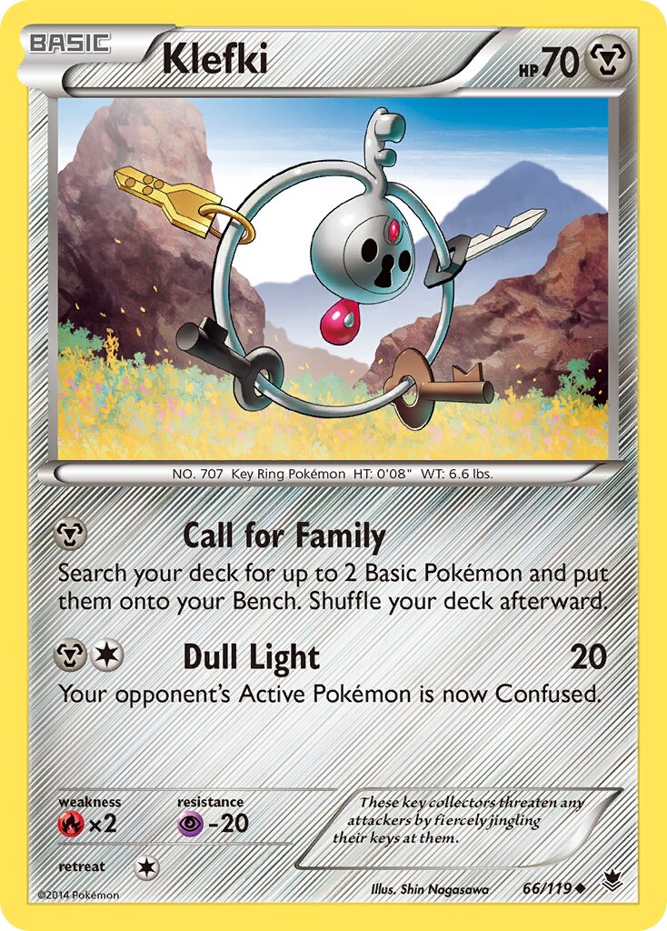 Klefki 066/119 — Phantom Forces (English Pokémon TCG card)