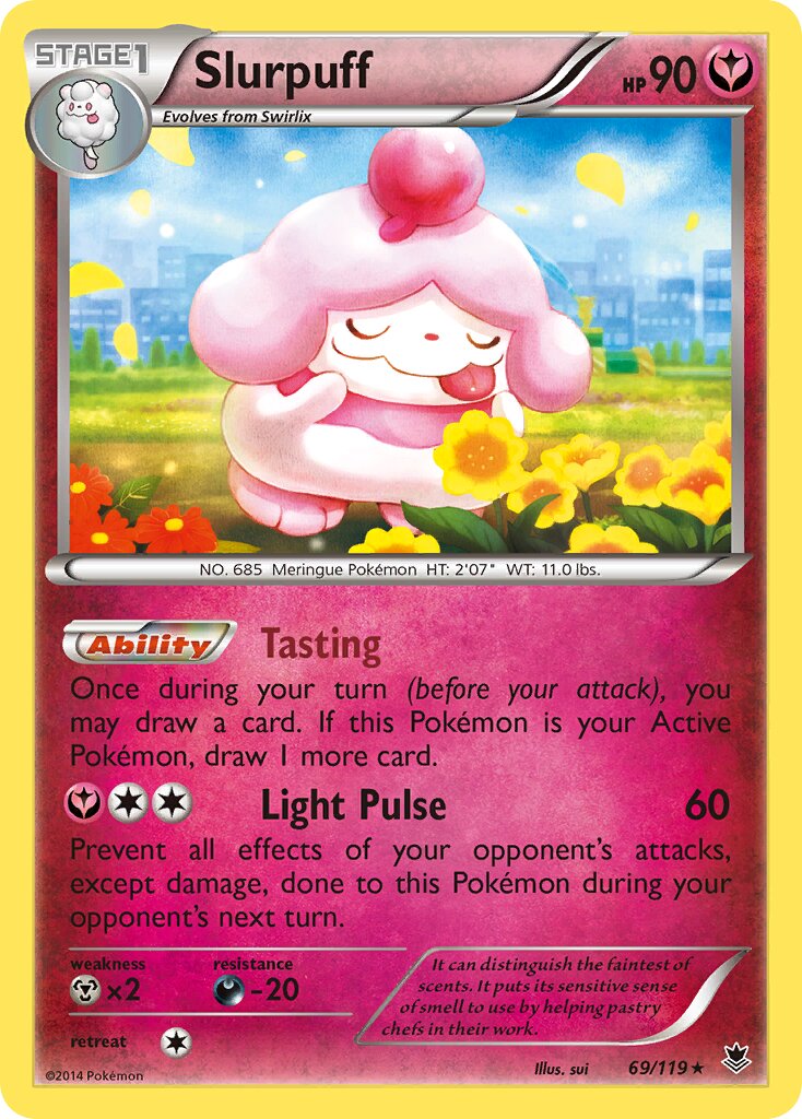 Slurpuff 069/119 — Phantom Forces (English Pokémon TCG card)