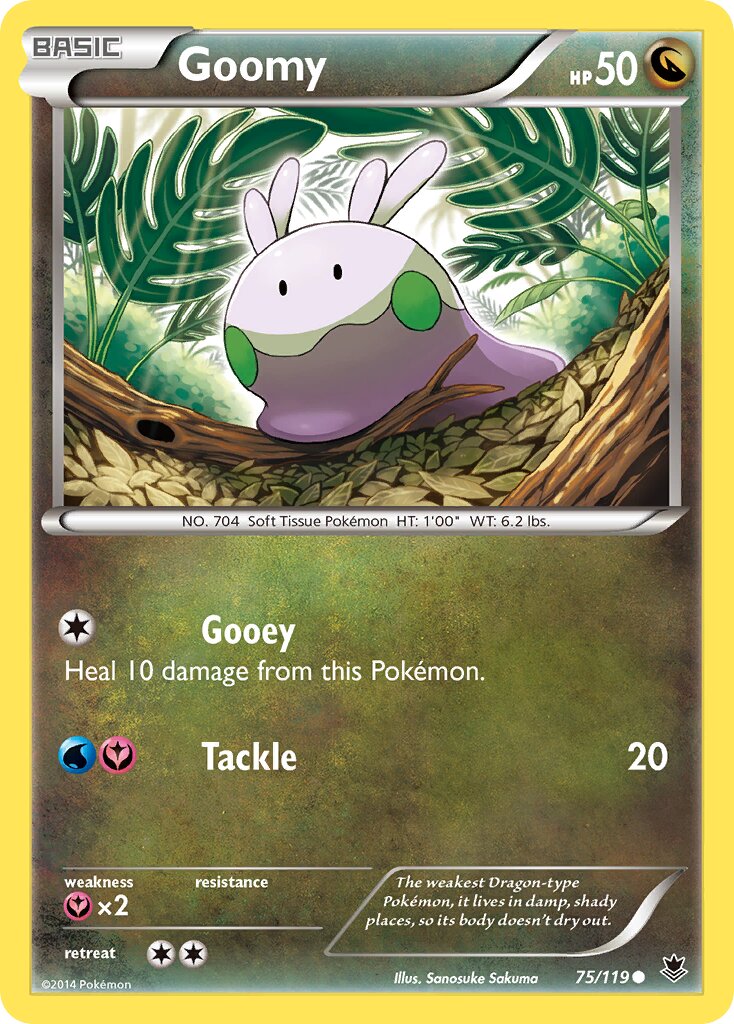 Goomy 075/119 — Phantom Forces (English Pokémon TCG card)