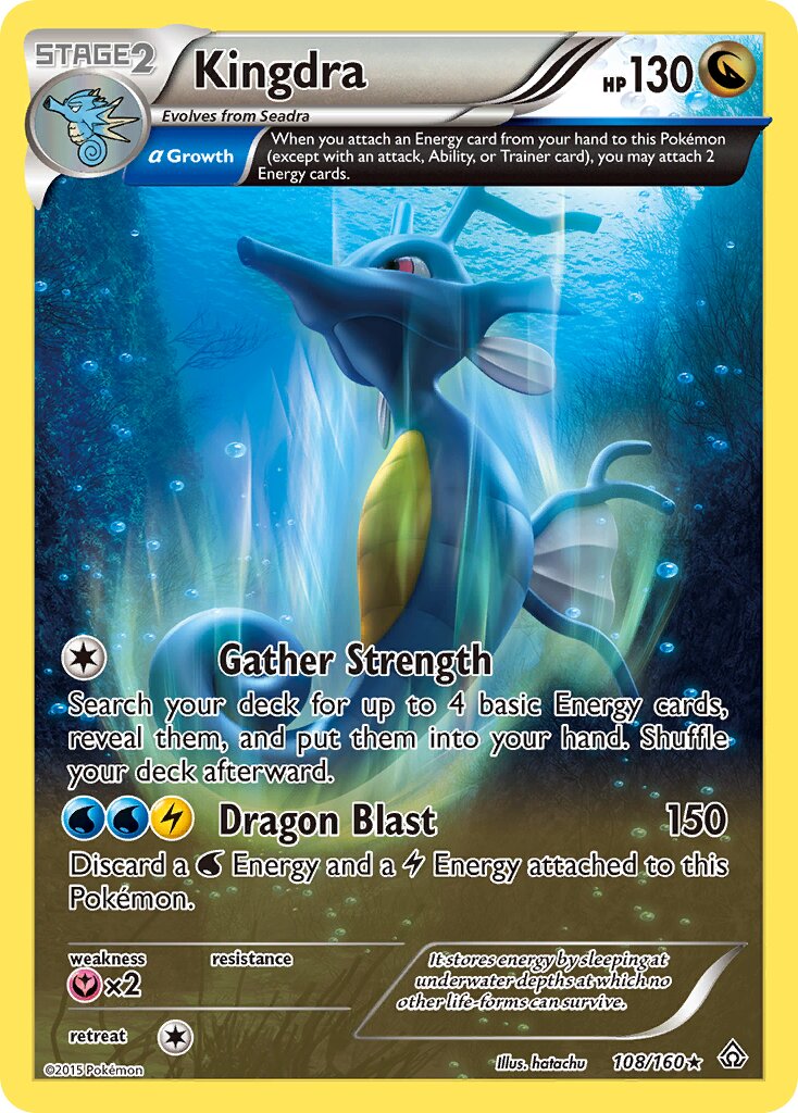 Kingdra 108/160 — Primal Clash (English Pokémon TCG card)